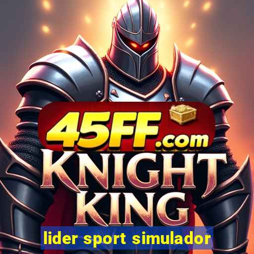 lider sport simulador